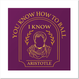 You Know How to Ball I Know Aristotle Posters and Art